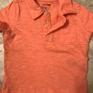 Boys peach polo